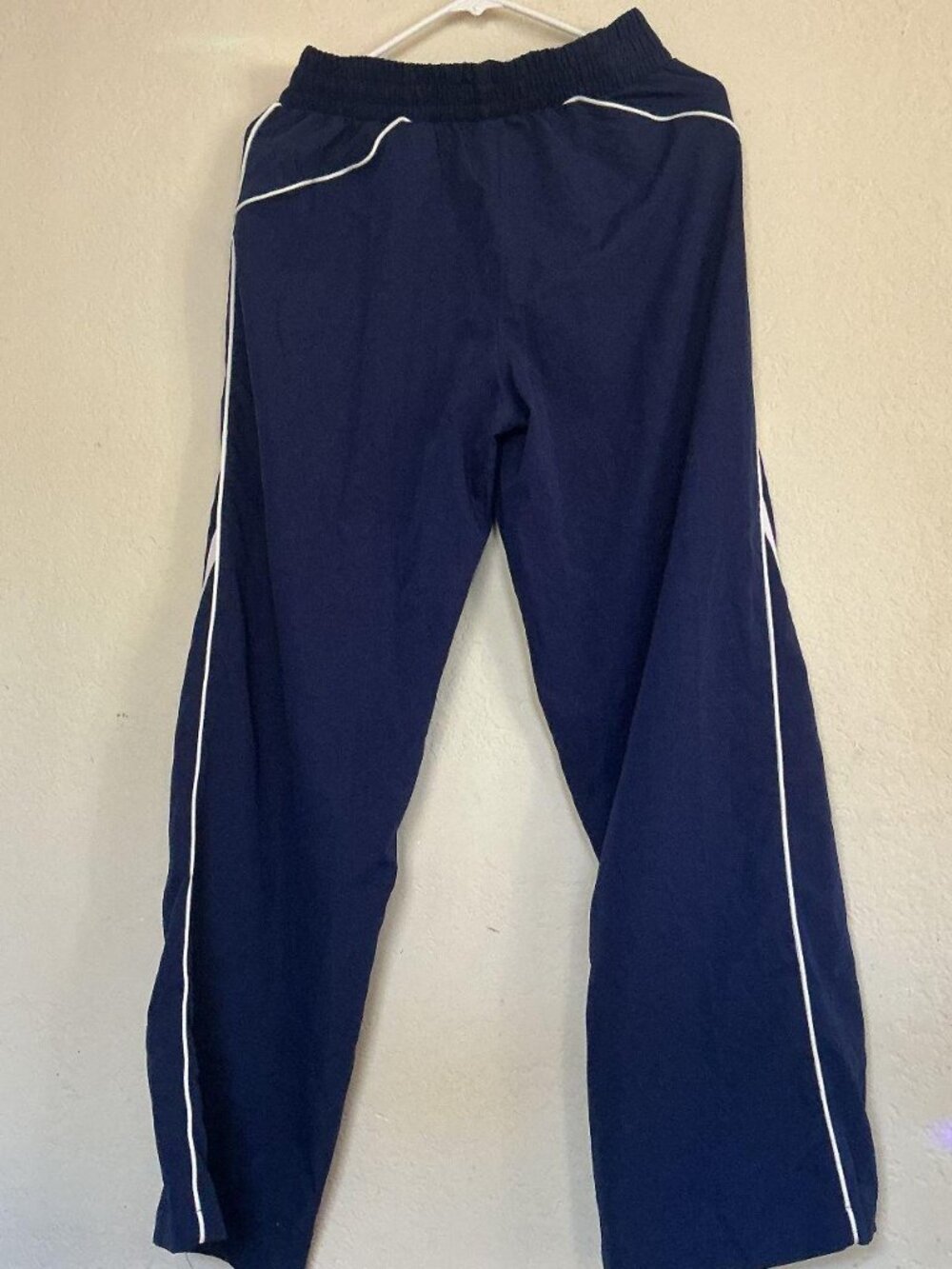 Forever 21 Navy Blue Casual Track Pants - Size Medium Womens